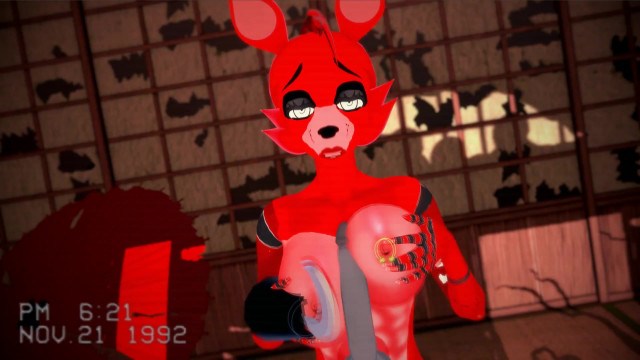 Five Nights at Freddy's Inspired - Foxy Titjob and Sex - Hentai