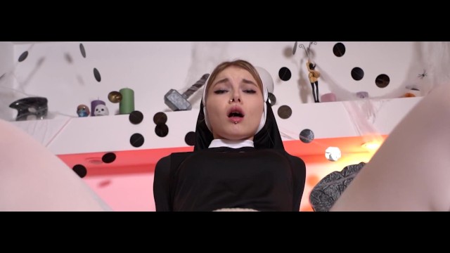 Nun tasted a hard cock and realized that fucking is cool
